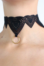 Load image into Gallery viewer, HEART Lace O-Ring Choker
