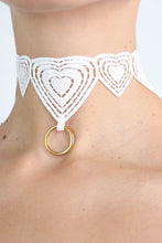 Load image into Gallery viewer, HEART Lace O-Ring Choker
