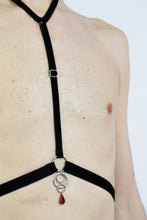 Load image into Gallery viewer, RAYNE Black Harness With Crystal
